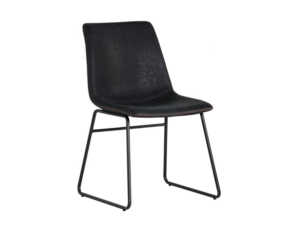 Cal Dining Chair - Antique Black