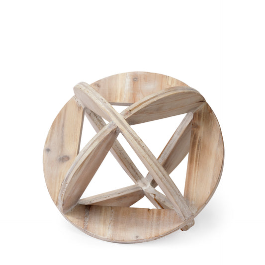 Bellatrix I Decorative Wooden Sphere