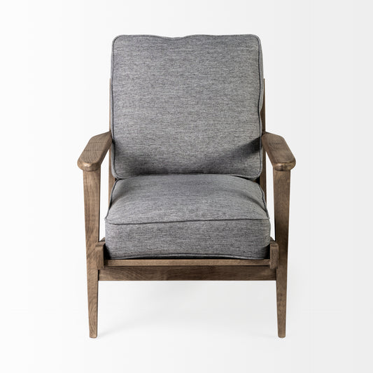 Olympus V Accent Chair - Grey