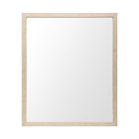 Faux Wood Frame Bathroom Vanity - Tan