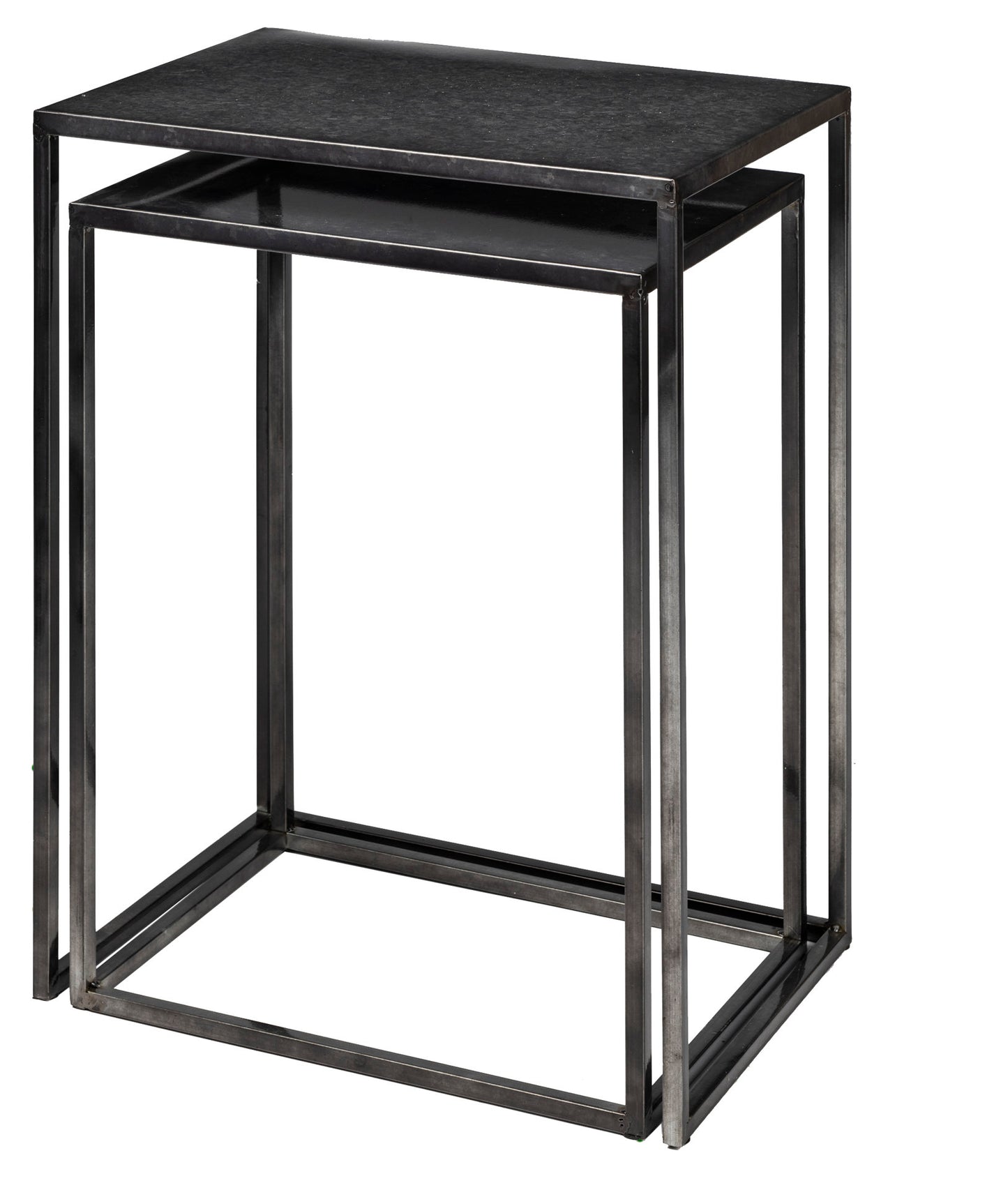 Kasey (Set of 2)  Galvanized Accent Tables