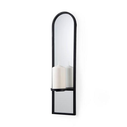 Evianna Mirrored  Wall Candle Holder
