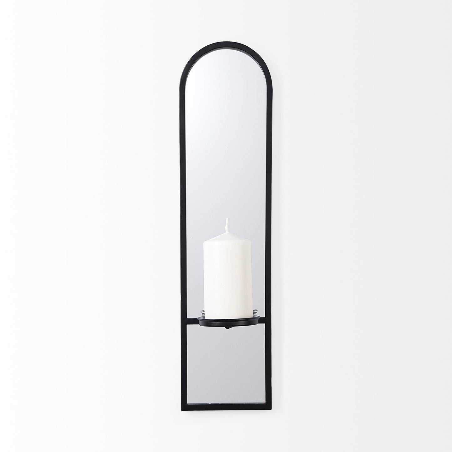 Evianna Mirrored  Wall Candle Holder