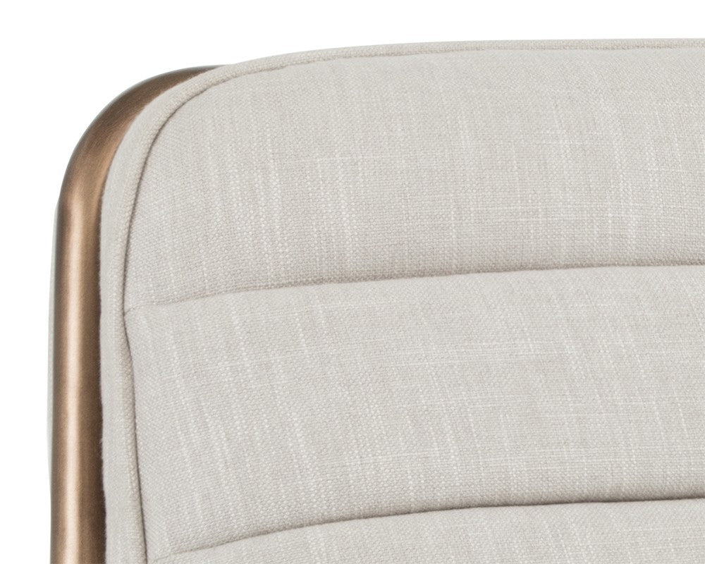 Lincoln Lounge Chair - Beige Linen