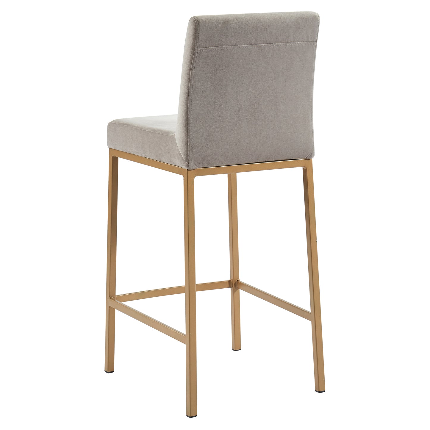 Diego Counter Stool - Grey/Gold