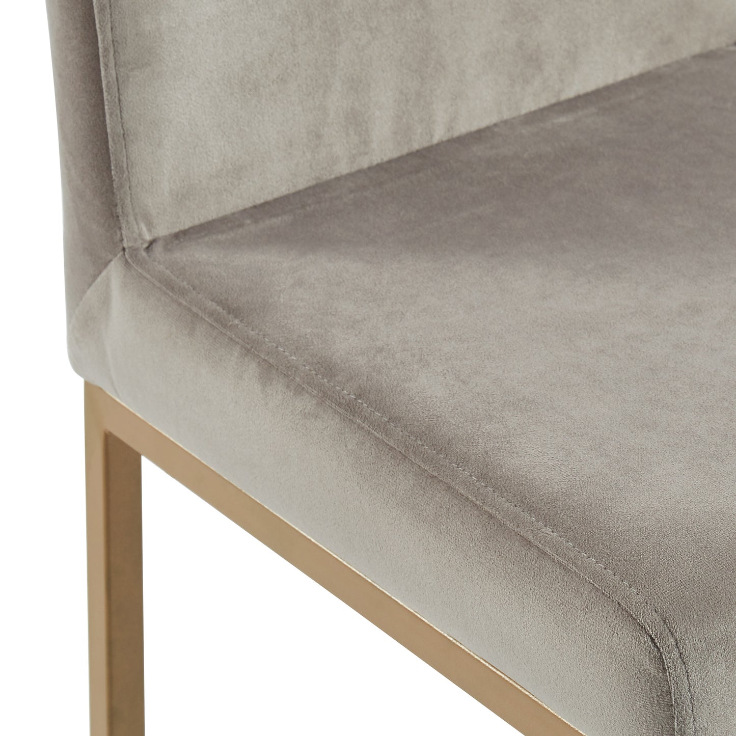 Diego Counter Stool - Grey/Gold