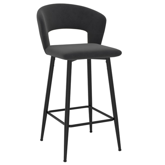 Camille Counter Stool - Charcoal