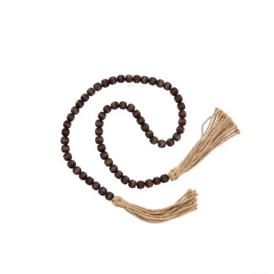 Tassel Prayer Beads - Brown