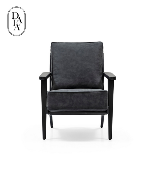 Francis Lounge Chair - Black