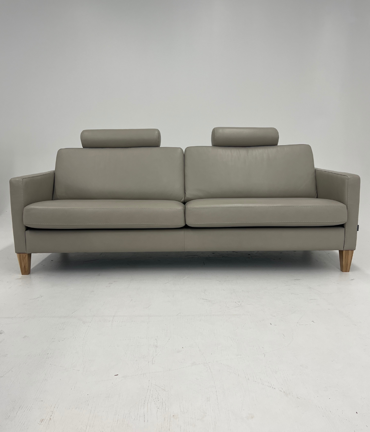 Coffee 3 Seater - Nappa Cement