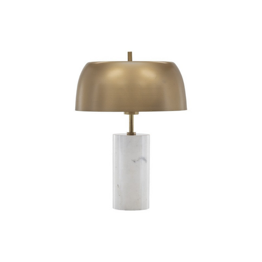 Aludra Table Lamp - White Marble/Gold