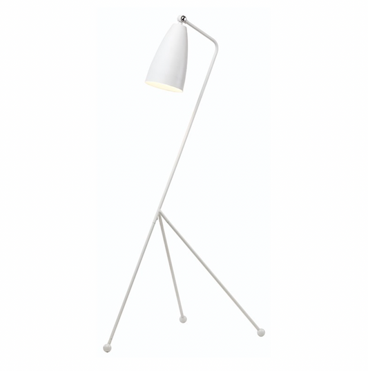 Lucille Floor Lamp - White/White